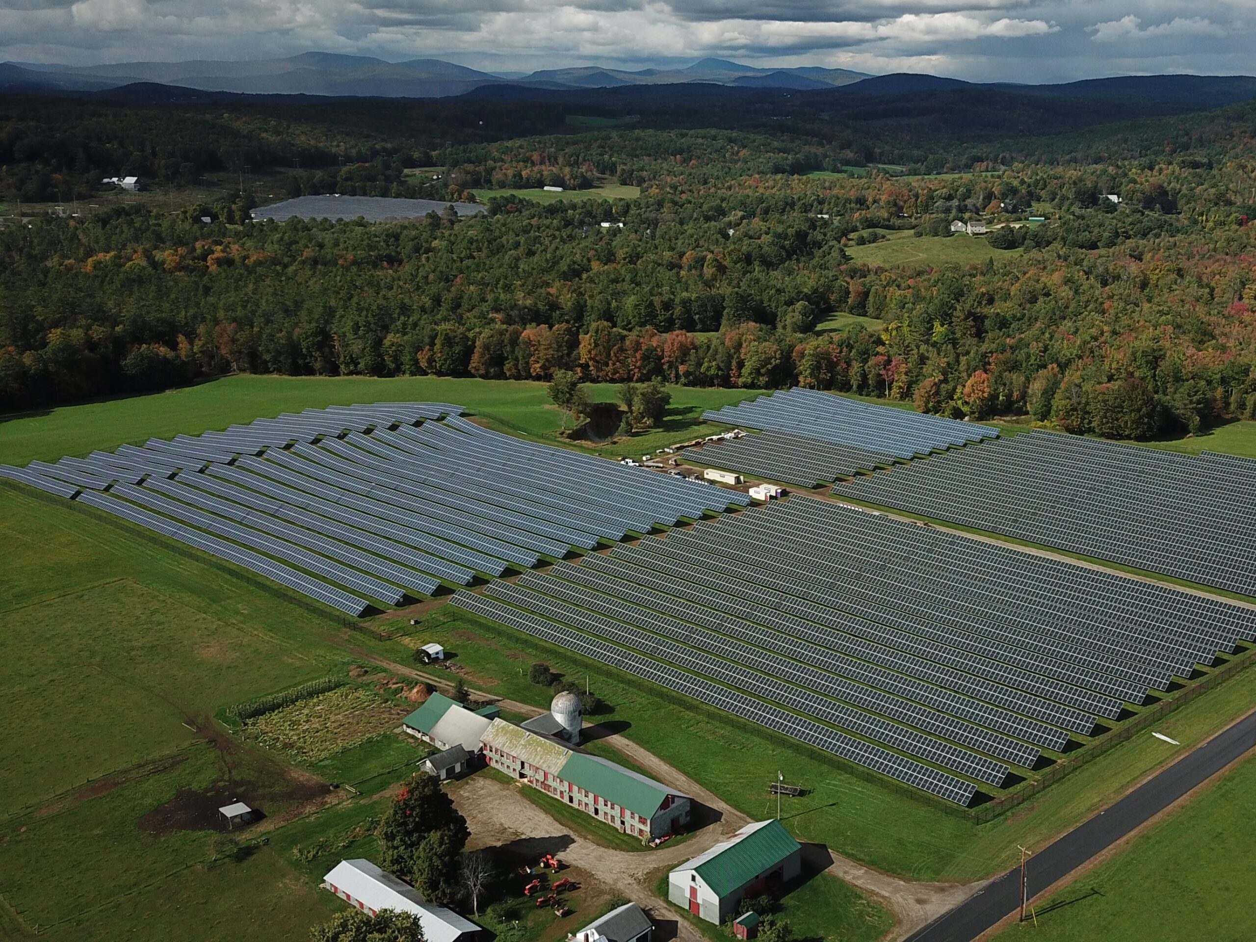 commercial solar field maine